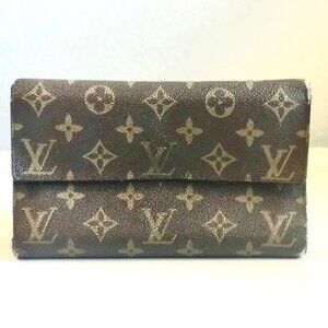 LOUIS VUITTON Vintage Monogram Canvas Bifold Wallet Made in France MSRP $700